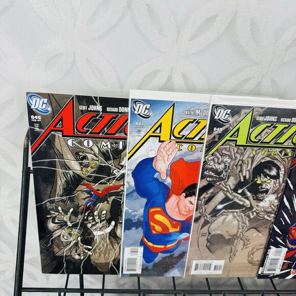 DC Superman Action Comics 845-847 850-851 855-869 Lot Brainiac Gary Frank - Picture 8 of 8